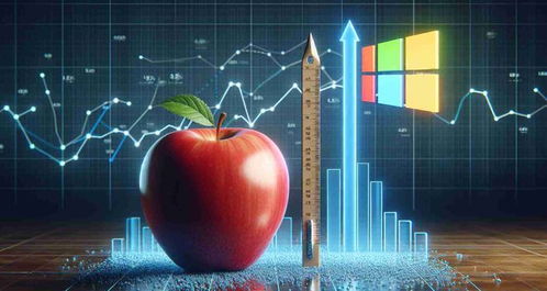 苹果与微软竞逐全球AI公司市值之巅，股价攀升伴随软件销售驱动